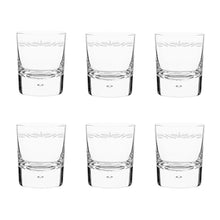 Lavender Frieze Handblown Crystal Tumbler