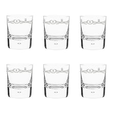 Thistle Frieze Handblown Crystal Tumbler