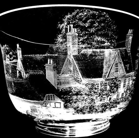 Example | Specialist Hand Engraved Bowl with House