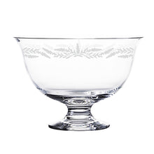 Lavender Frieze Handblown Crystal Bowl