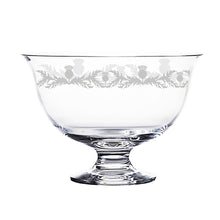 Thistle Frieze Handblown Crystal Bowl