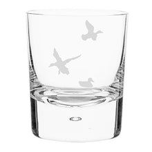 Scottish Birds Handblown Crystal Tumbler Set
