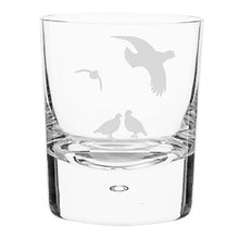 Scottish Birds Handblown Crystal Tumbler Set