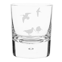 Scottish Birds Handblown Crystal Tumbler Set