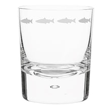 Salmon Designs Crystal Handblown Tumbler Set