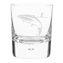 Salmon Designs Crystal Handblown Tumbler Set