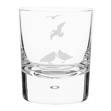 Scottish Birds Handblown Crystal Tumbler Set