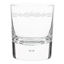 Lavender Frieze Handblown Crystal Tumbler