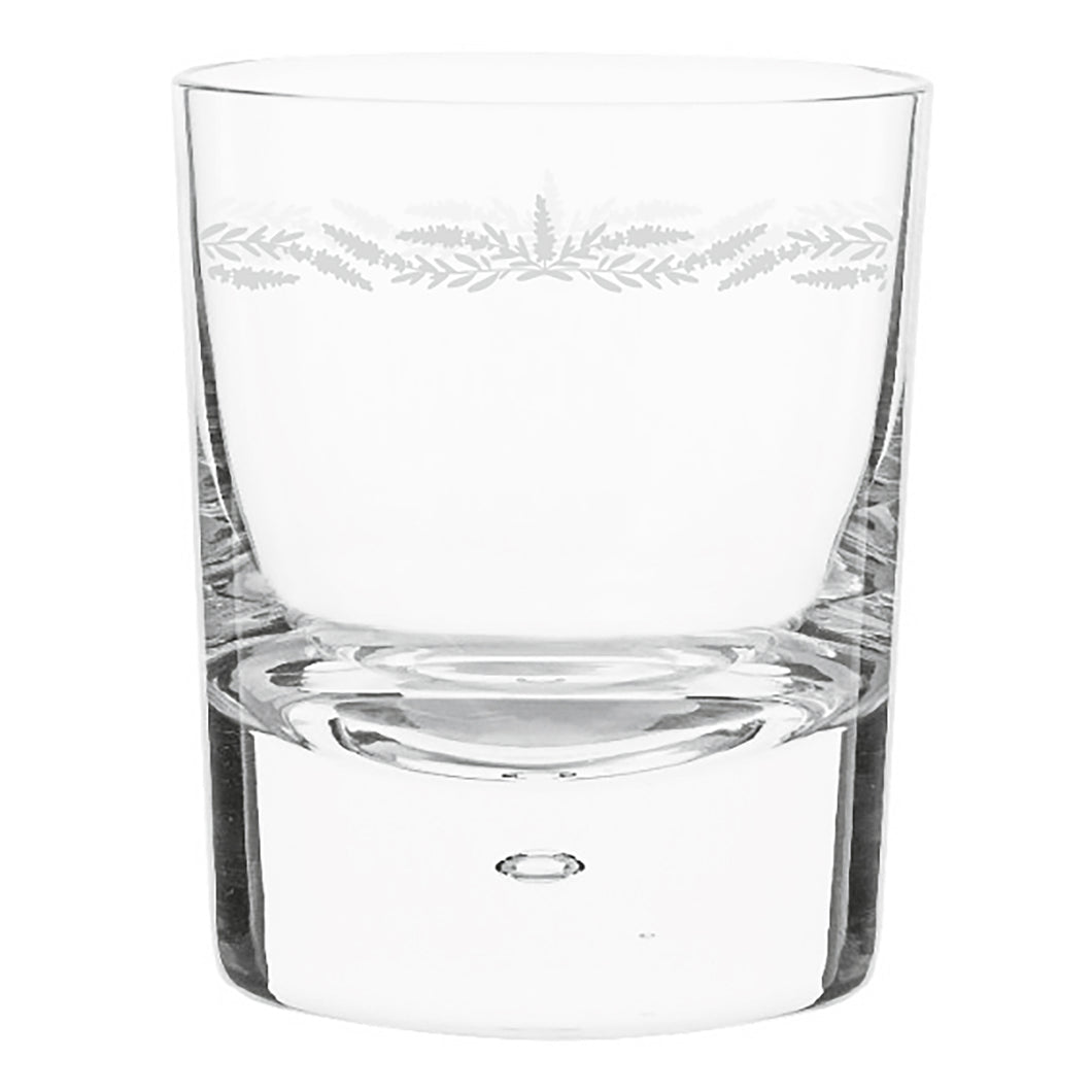 Lavender Frieze Handblown Crystal Tumbler