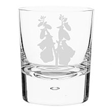 Wildflowers Handblown Crystal Tumbler Set