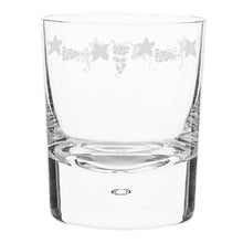 Edwardian Grapevine Frieze Handblown Crystal Tumbler