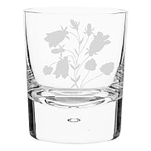 Wildflowers Handblown Crystal Tumbler Set