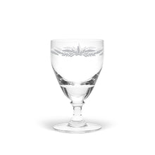 Lavender Frieze Handblown Crystal Wine Glass