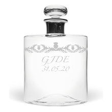 Personalised Thistle Flask-Shaped Decanter