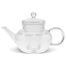 Salmon Encircling Tea Pot
