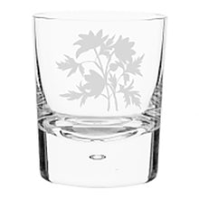 Wildflowers Handblown Crystal Tumbler Set
