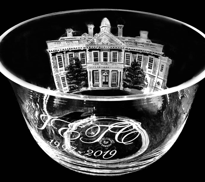 Hand Engraved Personalised House Commision