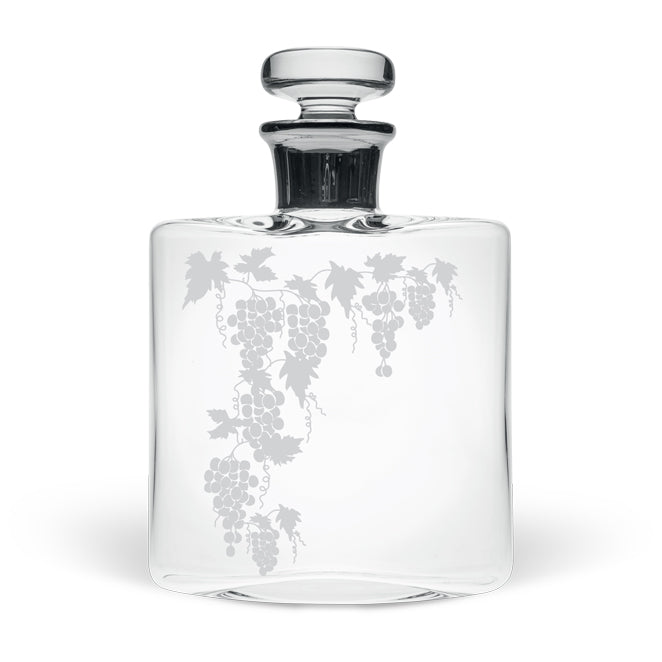 Edwardian Grapevine Small Flask Decanter