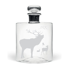 Personalised Stag Large Flask Decanter