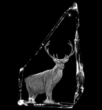 Scottish Stag Specialist Hand Engraved on Crystal Cullet