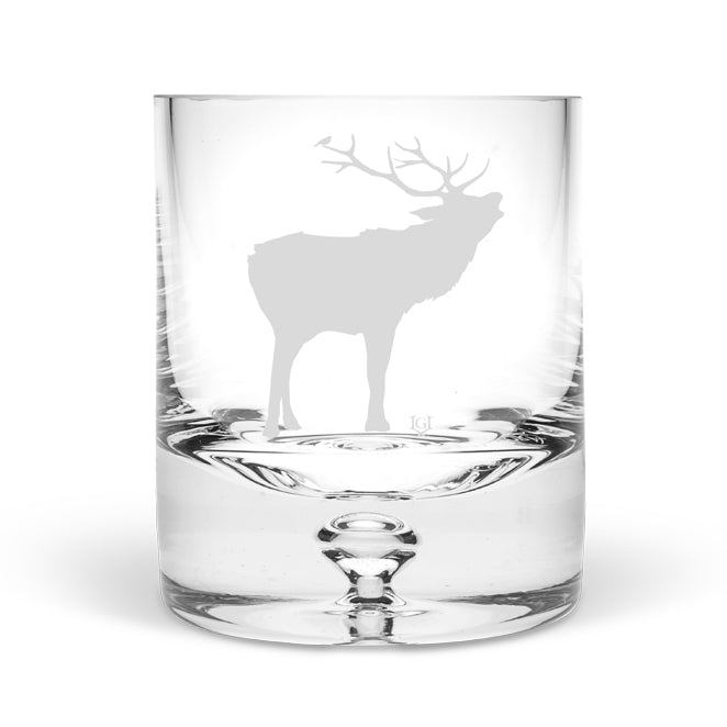 Stag Roar Hand Blown Tumbler