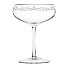 Thistle Engraved Champagne Glass